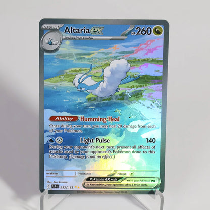 PKM Foil Cards Proxy Cards Latios&Pikachu Mew Greninja Holographic Game Trading Collection PTCG Proxy Toys Gifts
