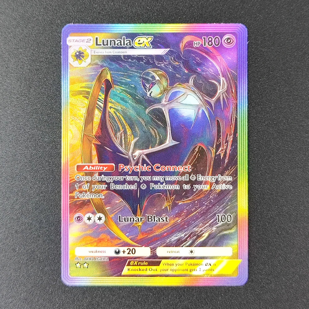 DIY Pokemon TCG Pocket Cards Super Rare Golgaleo Lunala Palkia Arceus Charizard EX APP Game Card