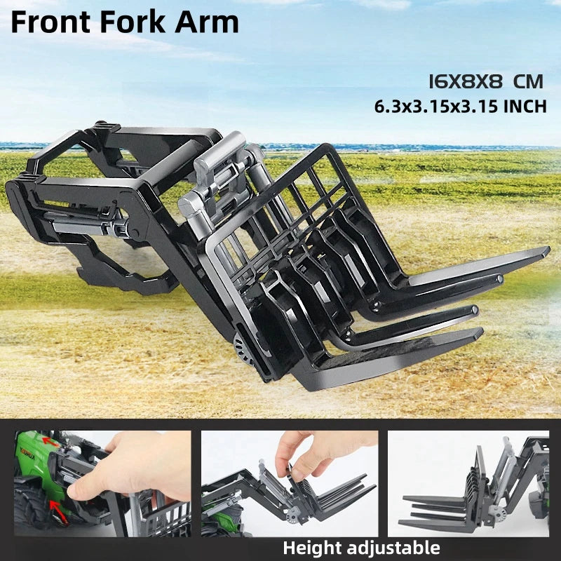 Large Scale Tractor toys DIY Farmer Car Playset Toy Transport Trailer Engineering  Birthday Gifts