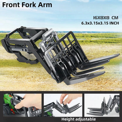Large Scale Tractor toys DIY Farmer Car Playset Toy Transport Trailer Engineering  Birthday Gifts