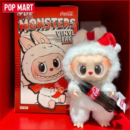 POP MART LABUBU  THE MONSTERS × Sanrio Characters Macaron  Front High Energy Have A Seat Cola Series Vinyl Plush Blind Box