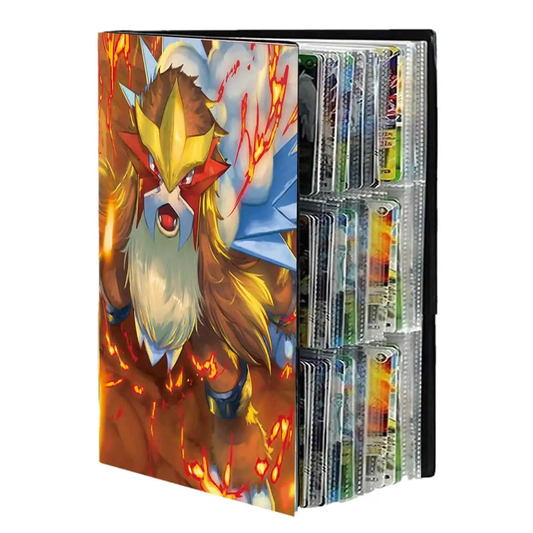 9 Pocket Anime Cover Cards Album Collection Holder Binder Folder Fit For Pokmon YuGiOh TCG Game Sports Football 540 Card Storage