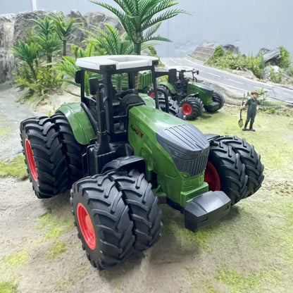 Large Scale Tractor toys DIY Farmer Car Playset Toy Transport Trailer Engineering  Birthday Gifts