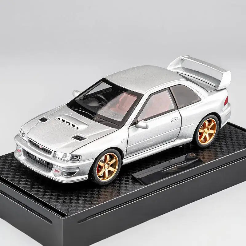 JDM 1/32 Subaru Impreza WRX STI Supercar Diecast Model Alloy Metal Car Classic Love Collection Hobby Birthday Gifts With Friend