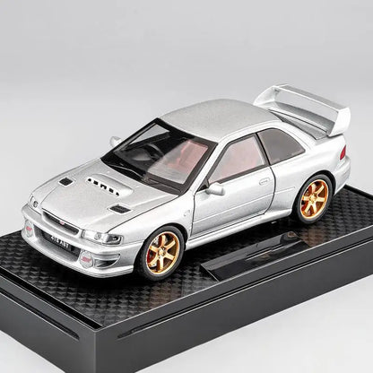 JDM 1/32 Subaru Impreza WRX STI Supercar Diecast Model Alloy Metal Car Classic Love Collection Hobby Birthday Gifts With Friend