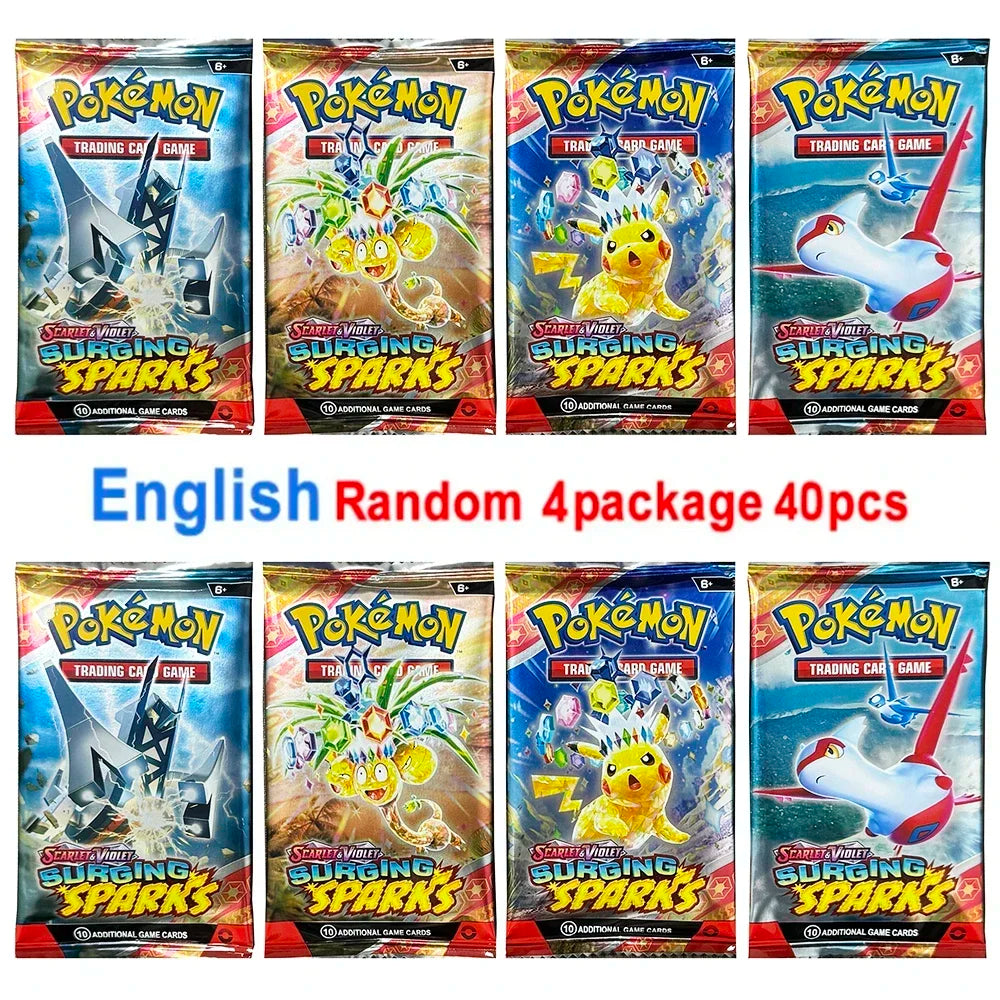 New 36/40Pcs Box Pokemon Card Scarlet & Violet Prismatic Evolutions English Booster Battle Carte Trading Collection Cards Gifts