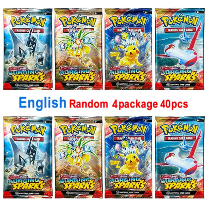 New 36/40Pcs Box Pokemon Card Scarlet & Violet Prismatic Evolutions English Booster Battle Carte Trading Collection Cards Gifts