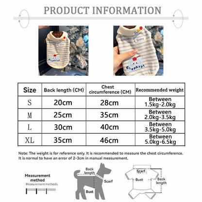 Striped Puppy Shirt Dog Summer Vest Cute Thin Vest for Dogs Chihuahua Bichon Witer Cat Undershirt Cat Sweatshirt Clothing