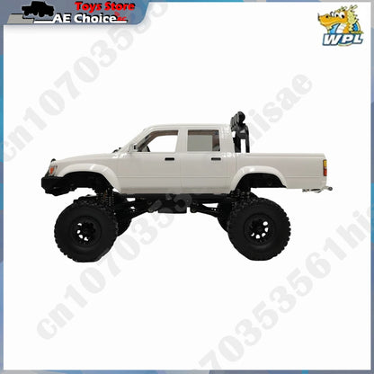 New WPL C64-1 RC Car 1:16 Hailax 2.4G 4WD Remote Control Pick-up Truck Controllable LED Light Electric Toy Off-Road Vehicle Mode