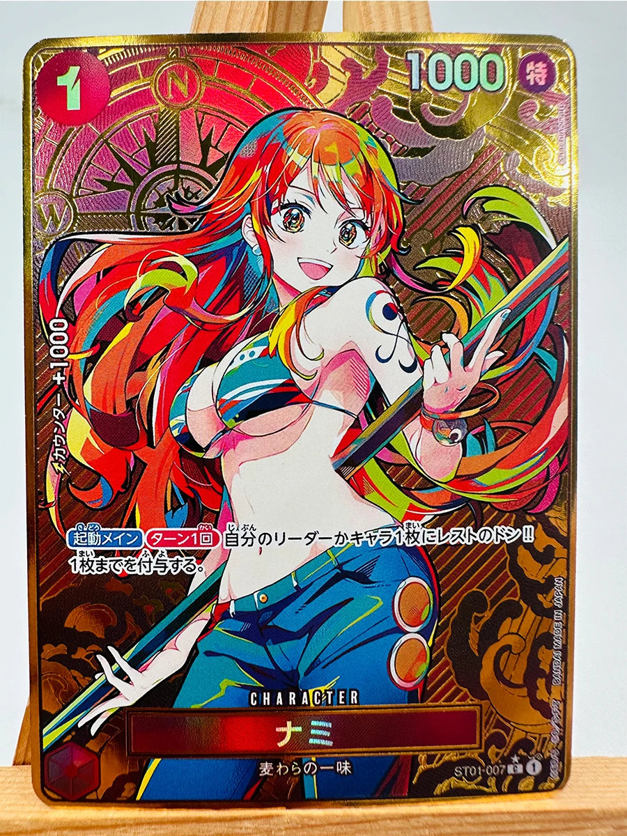 OPCG ONE PIECE Luffy Nami Roger Teach Toys Hobbies Hobby Collectibles Game Collection Anime Cards