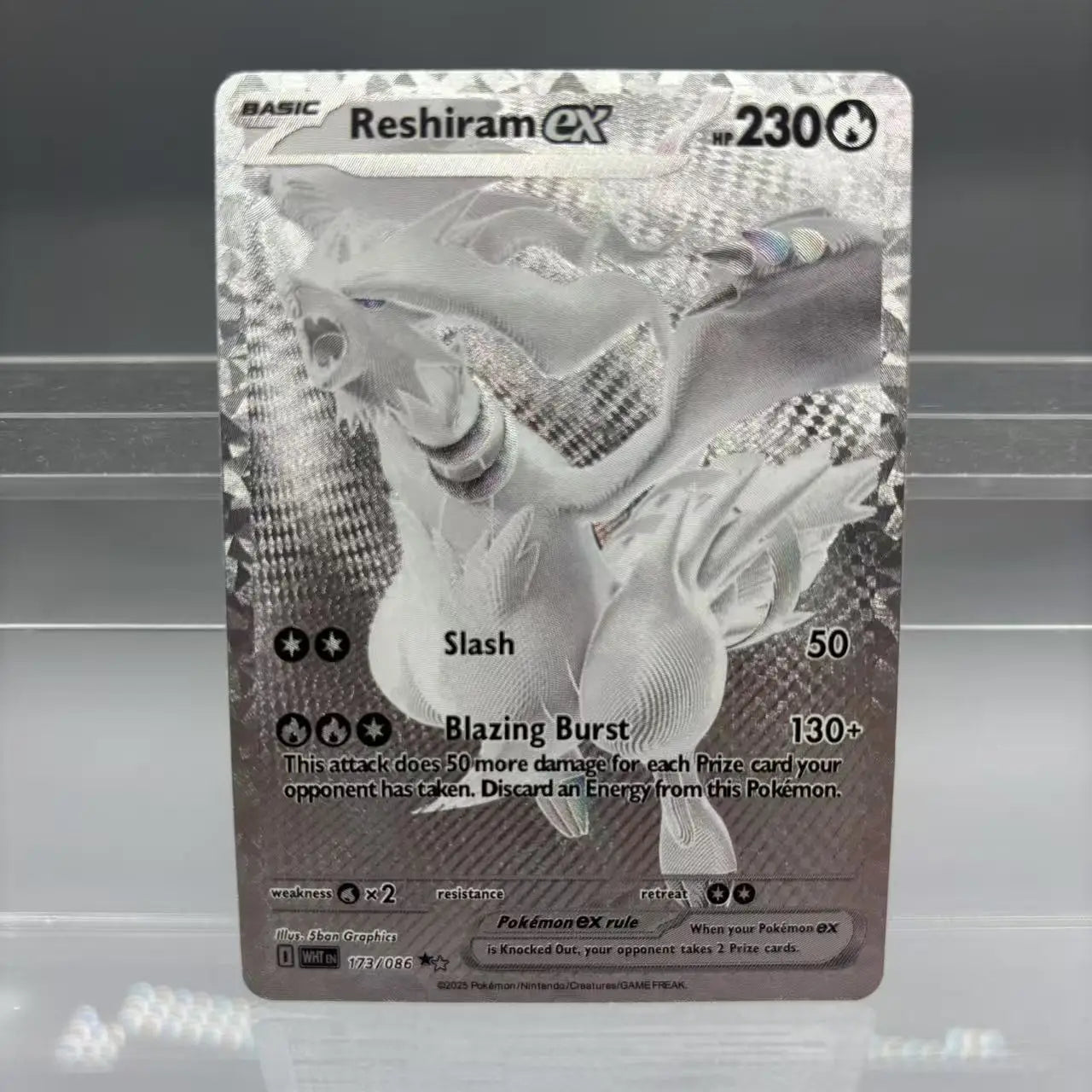 DIY PTCG Collection Umbreon Victini Zekrom Reshiram Gengar DIY Self Made Single Card Classic Game Anime Card Gift Toy