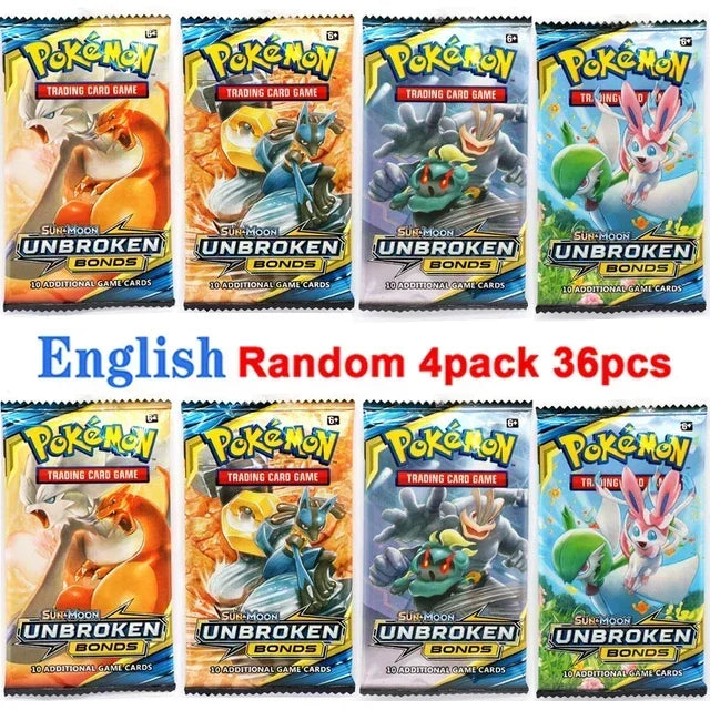New 36/40Pcs Box Pokemon Card Scarlet & Violet Prismatic Evolutions English Booster Battle Carte Trading Collection Cards Gifts