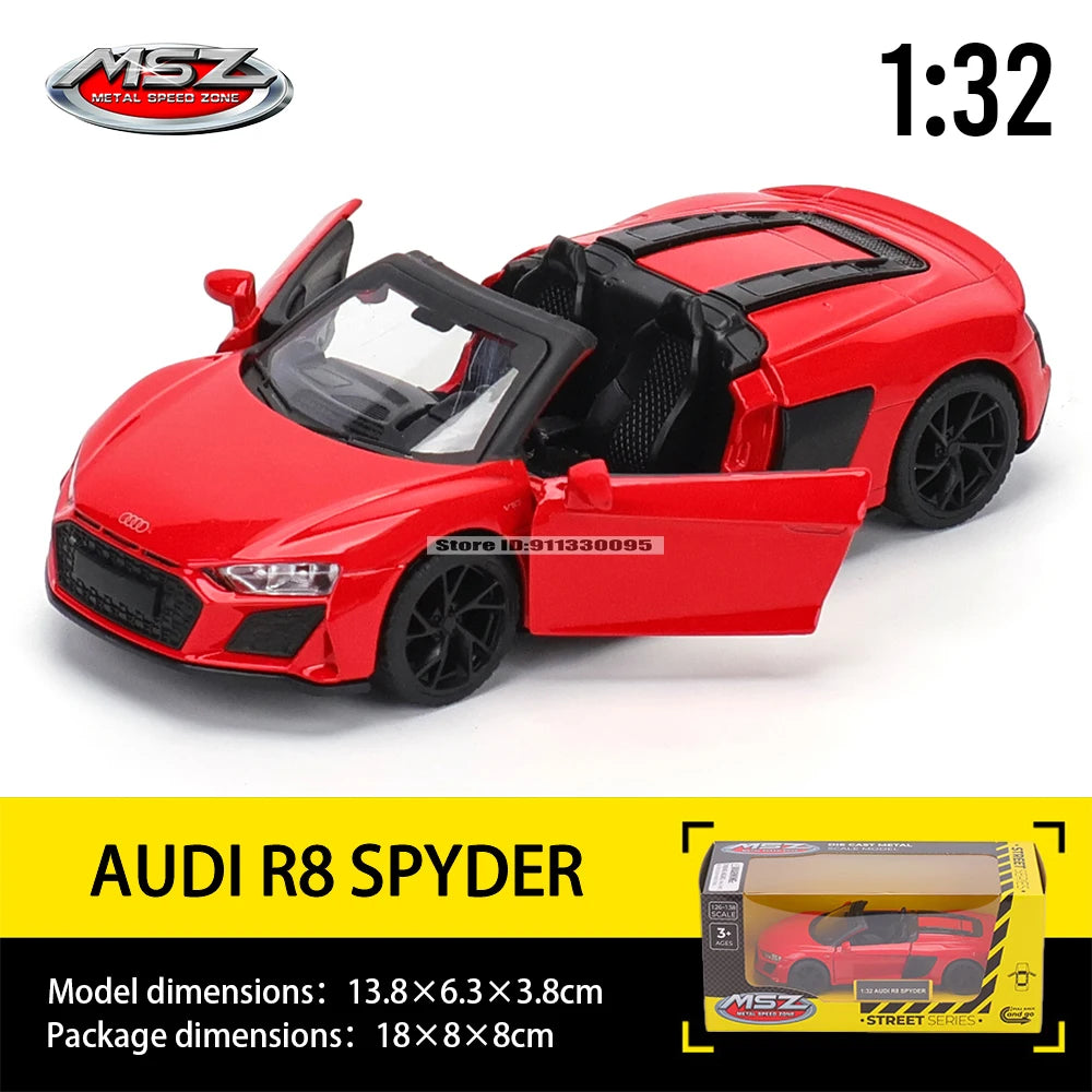 MSZ 1:32 Porsche 911 GT3 RS Audi, BMW, Nissan car mold die-casting decoration series toy tools gift Alloy manufacturing