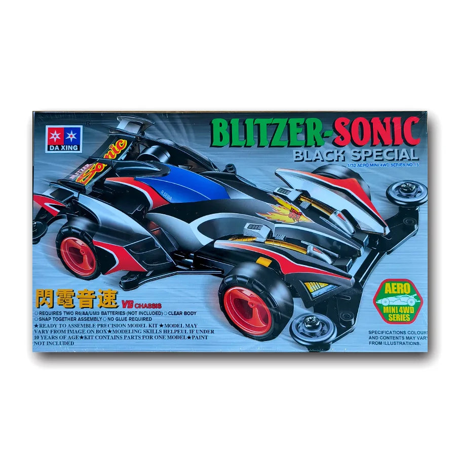 Spider king mini four-wheel drive car, 1/32 scale super assembly model car, classic spider racing toy collection & gift.