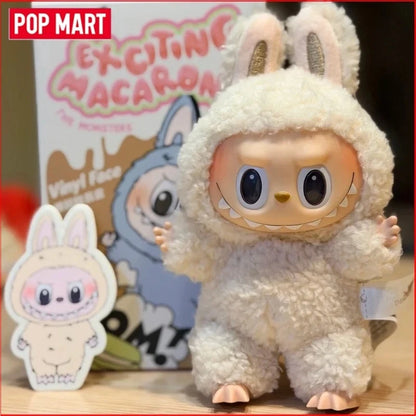 POP MART LABUBU  THE MONSTERS × Sanrio Characters Macaron  Front High Energy Have A Seat Cola Series Vinyl Plush Blind Box