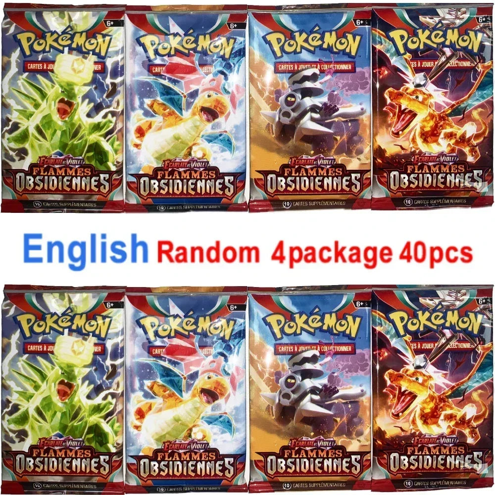 New 36/40Pcs Box Pokemon Card Scarlet & Violet Prismatic Evolutions English Booster Battle Carte Trading Collection Cards Gifts