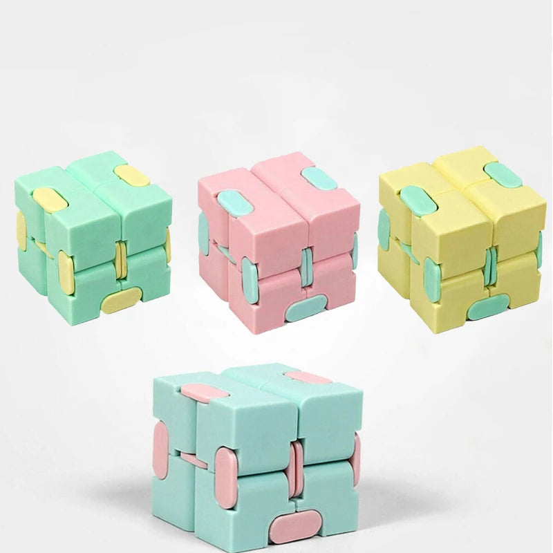 NEW Puzzle Cube Durable Exquisite Decompression Toy Infinity Magic Cube For Adults Kids Fidget Toys Antistress Anxiety Desk Toy