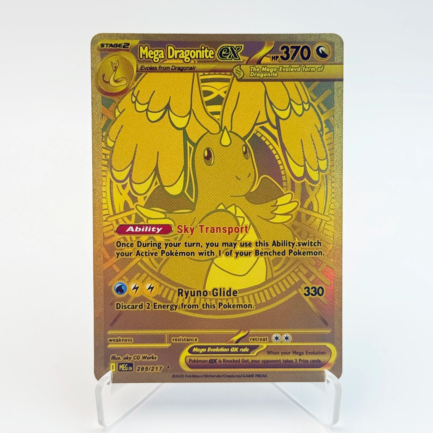 PKM Mega Dream ex Phantasmal Flames Inferno X Set Dragonite Gengar Charizard X SAR/MA/MUR Rare Card Replica Proxy Game Cards