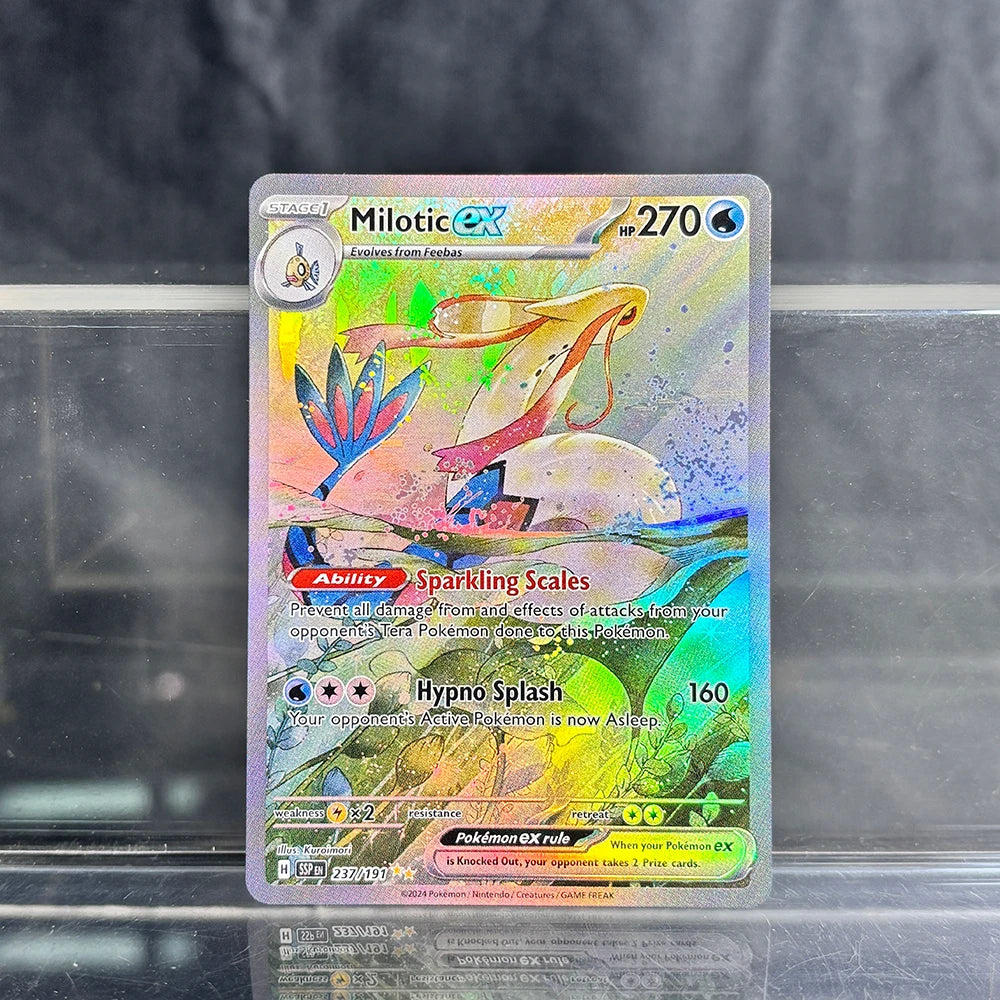 PTCG Proxy Cards Surging Sparks Holographic Game Trading Collection Cards Pikachu Latias Hydreigon EX Single PKM Foil Cards (SV)