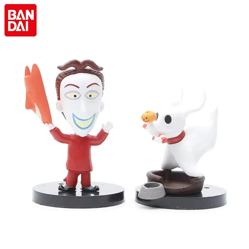 10pcs/set  Nightmare Sally Jack Skellington Christmas Anime Figure PVC Model Vinyl Figurine Halloween Gift Action Figure Toys