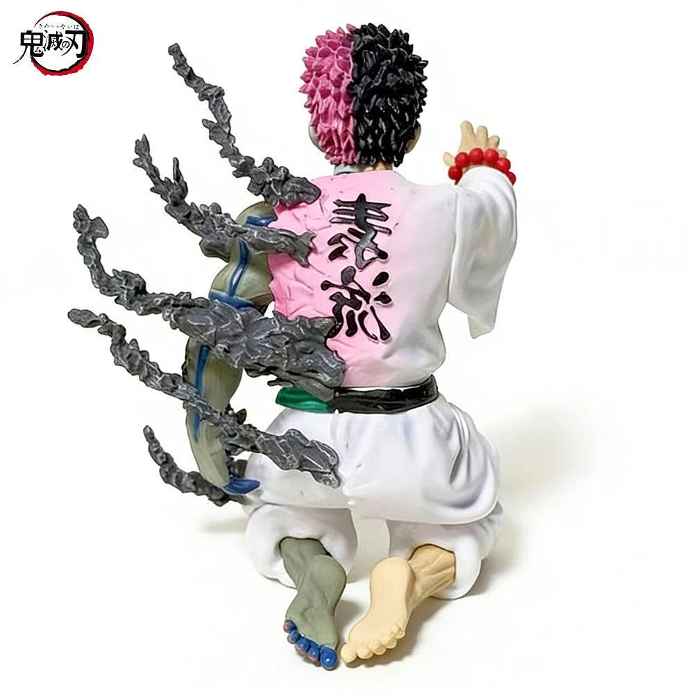 14cm Anime Demon Slayer Akaza Hakuji  Figure Model Doll Action Figurine Pvc Decoration Peripheral Desktop Ornament Toy