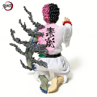 14cm Anime Demon Slayer Akaza Hakuji  Figure Model Doll Action Figurine Pvc Decoration Peripheral Desktop Ornament Toy