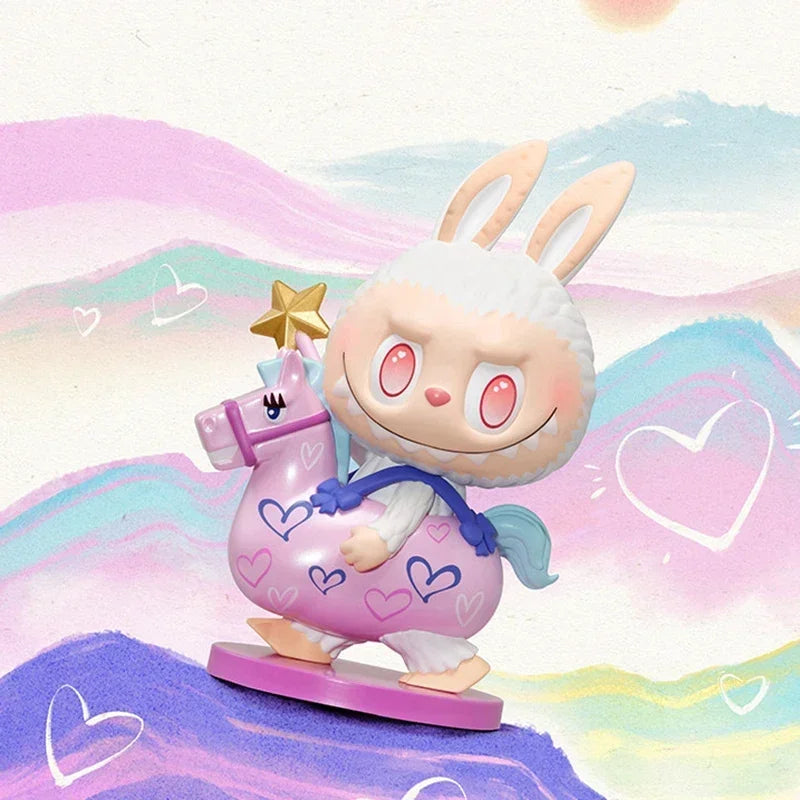 POP MART The Golden Gallop Series Mystery Box Genuine Blind Box Guess Toys Bag Ornament Figurines Home Decor Desktop Dolls Model