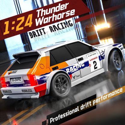 JCMO SG204 PRO Raceway Drifting RC Car 4WD 1:24 Scale High Speed 20KM/H 2.4G RC Racing Toy Car with LED Light For Children Gift