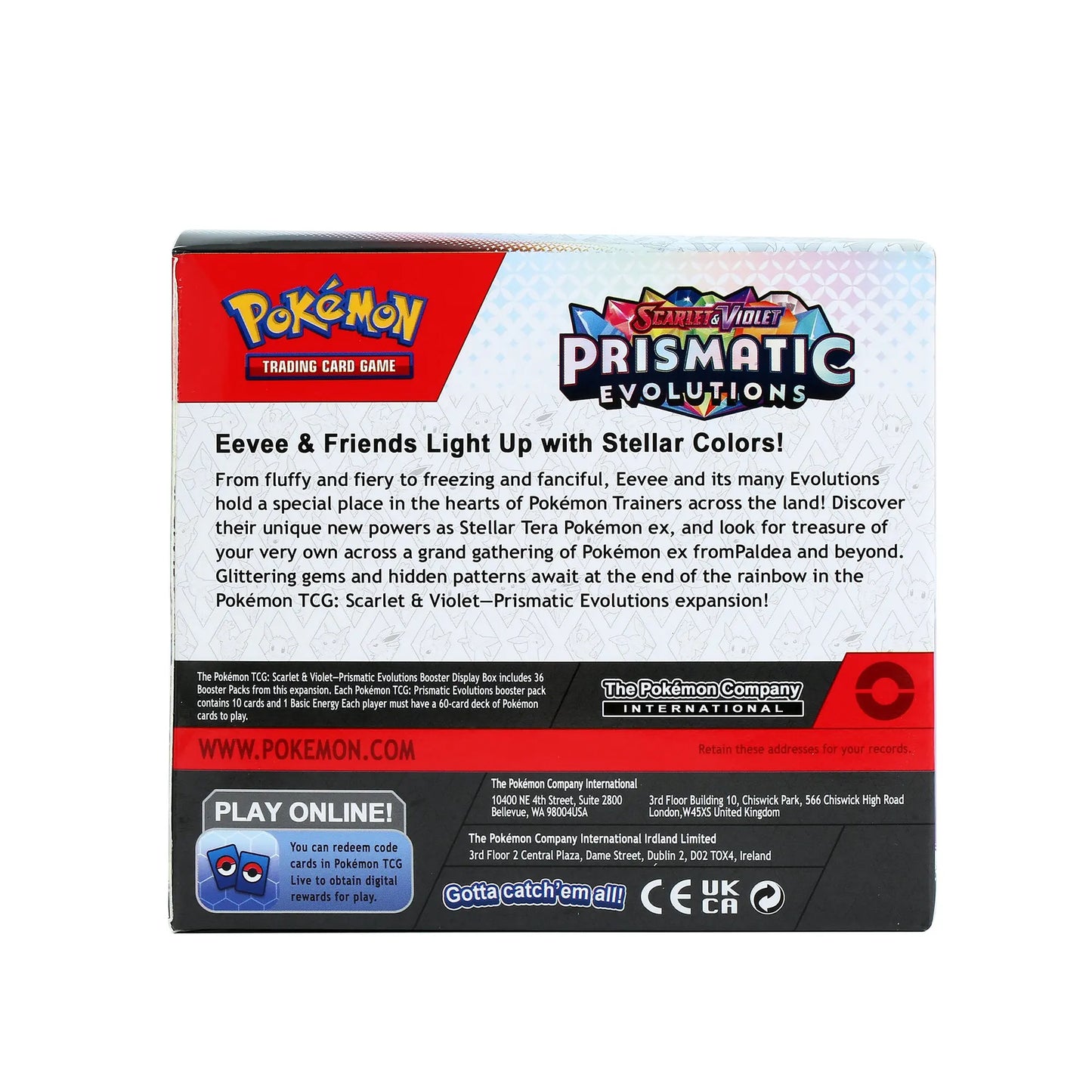 *Prismatic Evolutions 360Pcs Pokemon Card Journey Together Stellar Crown 151 Ultra Prism English Booster Battle Transaction *///
