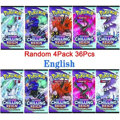 New 36/40Pcs Box Pokemon Card Scarlet & Violet Prismatic Evolutions English Booster Battle Carte Trading Collection Cards Gifts