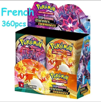 360P French Pokémon TCG: Ecarlet & Violet Etsncelles Astral Radiance Obsidian Flames Booster Box Pokemoned Card Game 36 Pack Box