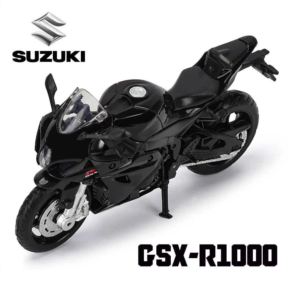 MSZ 1:18 Kawasaki Ninja H2R Suzuki YAMAHA alloy die-cast car motorcycle model, toy gift giving, die-cast static motorcycle model