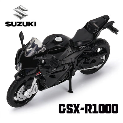 MSZ 1:18 Kawasaki Ninja H2R Suzuki YAMAHA alloy die-cast car motorcycle model, toy gift giving, die-cast static motorcycle model