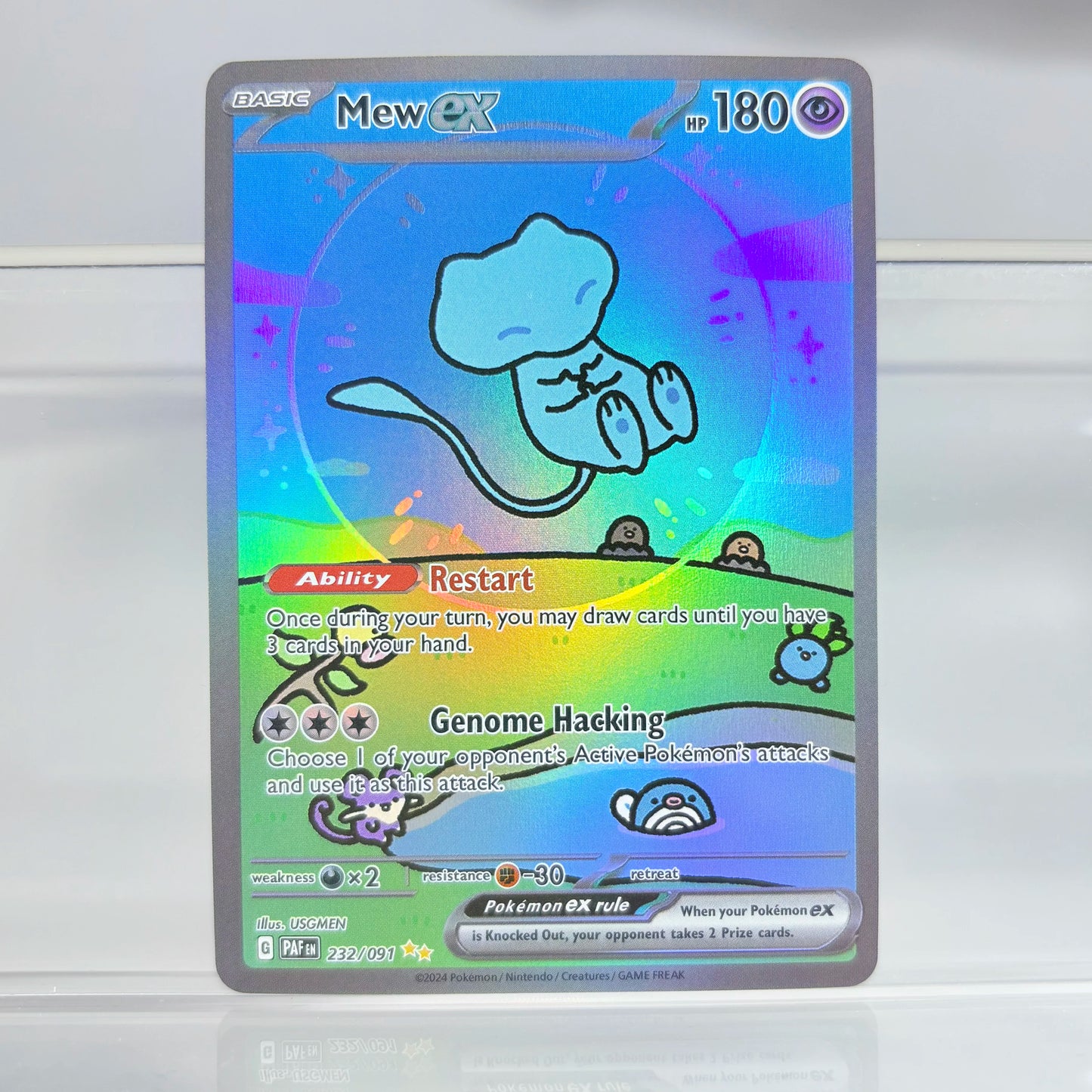 Holographic Game Trading Collection PTCG Proxy Cards Charizard Pikachu Mew EX Singl PKM Foil Cards PROXY Card