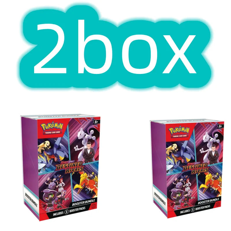 Pokemon Card v10 Booster bundle Destined Rivals Prismatic Evolutions Scarlet Violet 151 English Booster Transaction Card Gifts