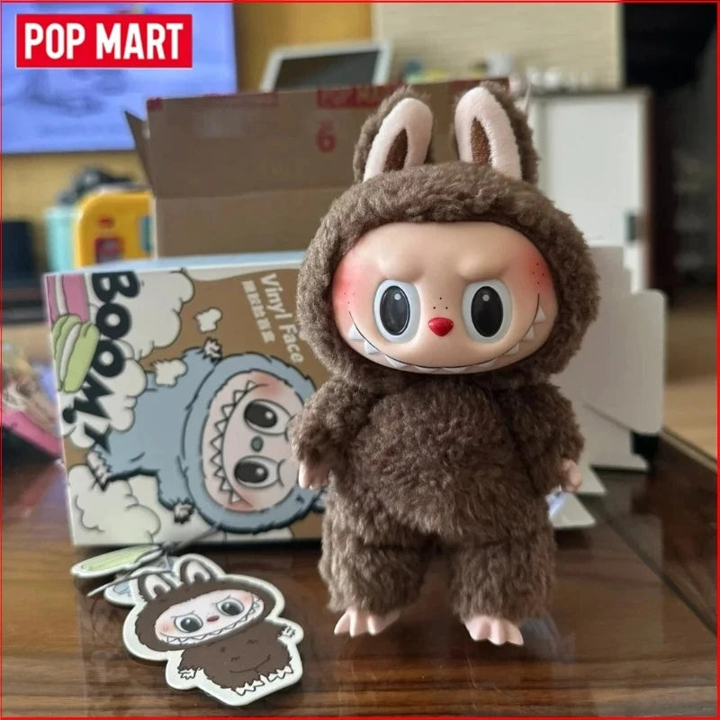 POP MART LABUBU  THE MONSTERS × Sanrio Characters Macaron  Front High Energy Have A Seat Cola Series Vinyl Plush Blind Box