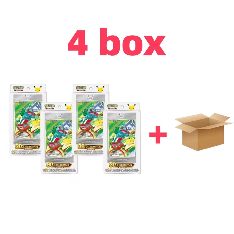 In Stock Pokemon 30th Anniversary Set Vol.1 SV16.0 Original Celebration Collectible PTCG Card First Partner SIR Cards Toy Gift