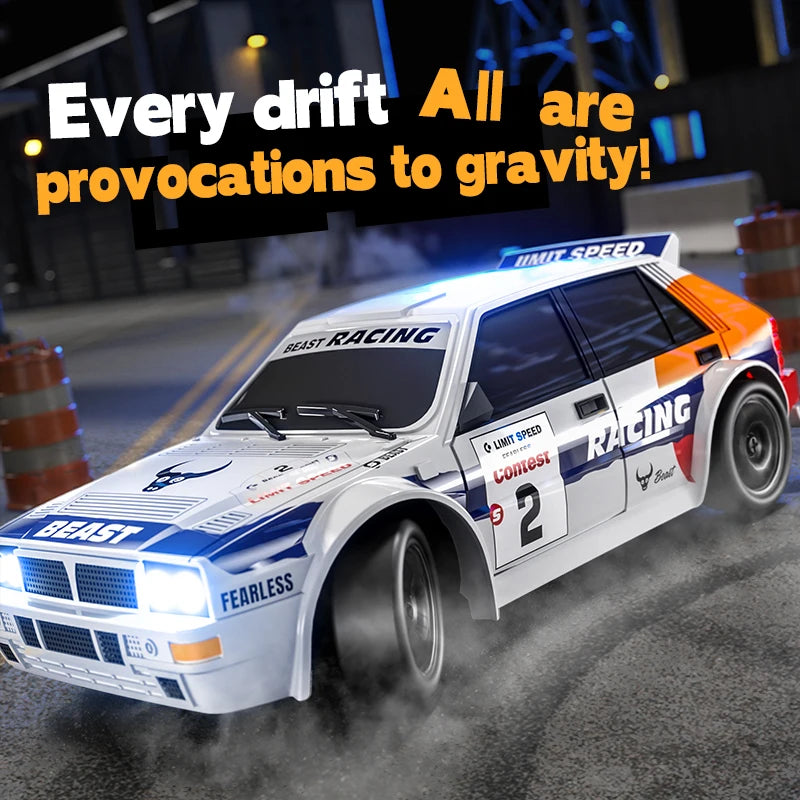 JCMO SG204 PRO Raceway Drifting RC Car 4WD 1:24 Scale High Speed 20KM/H 2.4G RC Racing Toy Car with LED Light For Children Gift