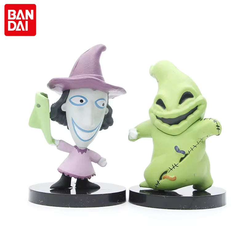 10pcs/set  Nightmare Sally Jack Skellington Christmas Anime Figure PVC Model Vinyl Figurine Halloween Gift Action Figure Toys