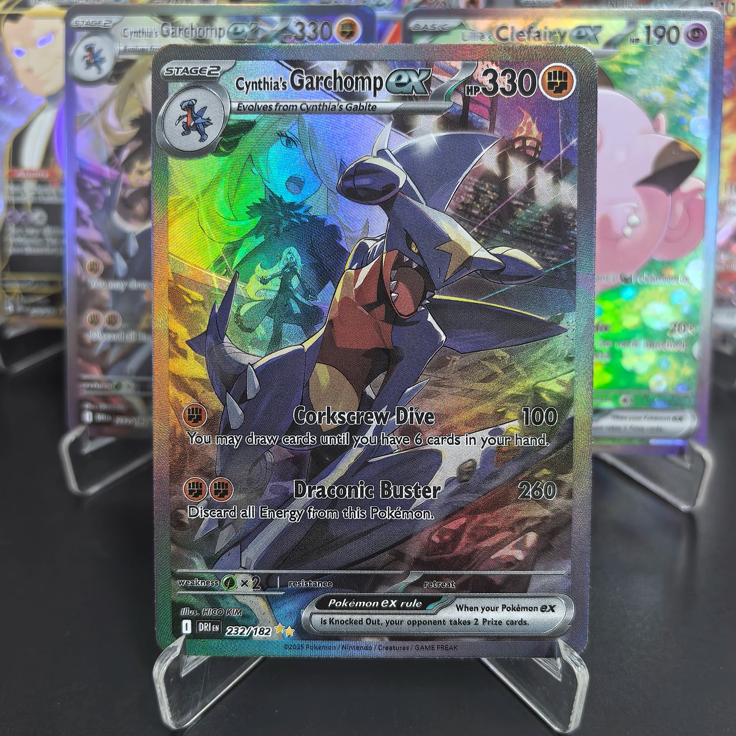 DIY PTCG Pokemon Collection Cards Charizard Rayquaza Lugia Giratina V  Self Made Cards Classic Game Anime Cards Gift Toys