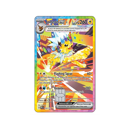Sv8a PTCG Eevee Credit Card Skin Stickers Eeveelution Series Sticker for VISA Credit Card Debit Beautify Decoration No Residue