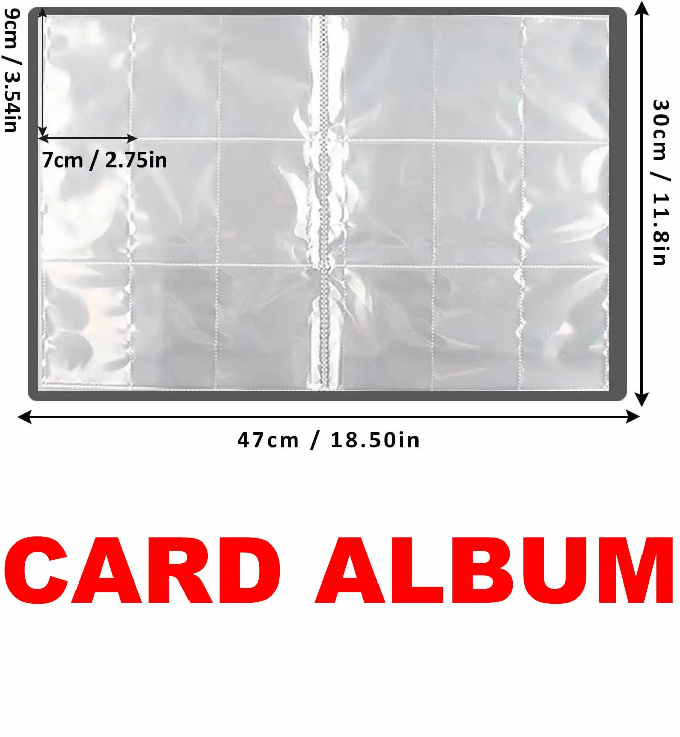 9 Pocket Anime Cover Cards Album Collection Holder Binder Folder Fit For Pokmon YuGiOh TCG Game Sports Football 540 Card Storage