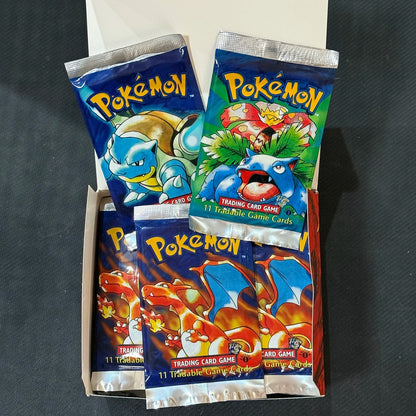 PTCG Booster Pack 11pcs/bag 1st Edition Pack Charizard Trading Card Game Collection Battle Booster Toys Boys Gift