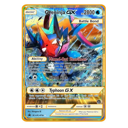 2026 NEW Pokemon Metal Card 10000 Points Arceus Charizard Super Card Golden English Mewtwo Vmax GX EX Anime Collection Card Gift