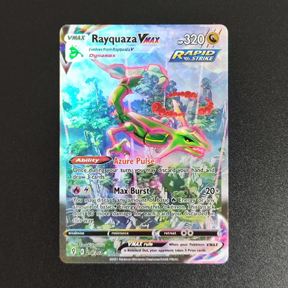 PTCG Foil Proxy English Gengari Rayquaza Vmax Giratian Lugia V Mew Latias Latios EX Collectibles Trading Card Game
