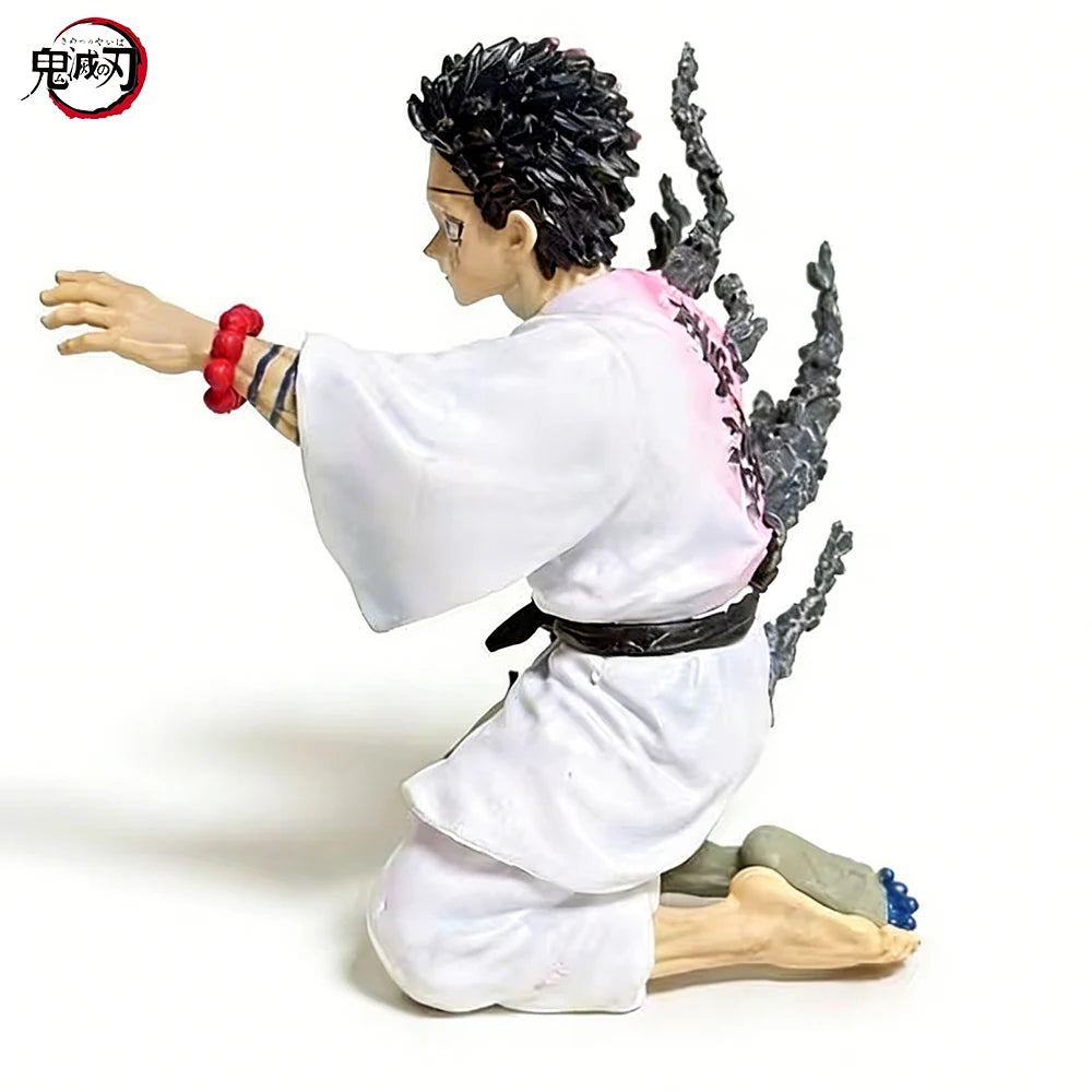 14cm Anime Demon Slayer Akaza Hakuji  Figure Model Doll Action Figurine Pvc Decoration Peripheral Desktop Ornament Toy
