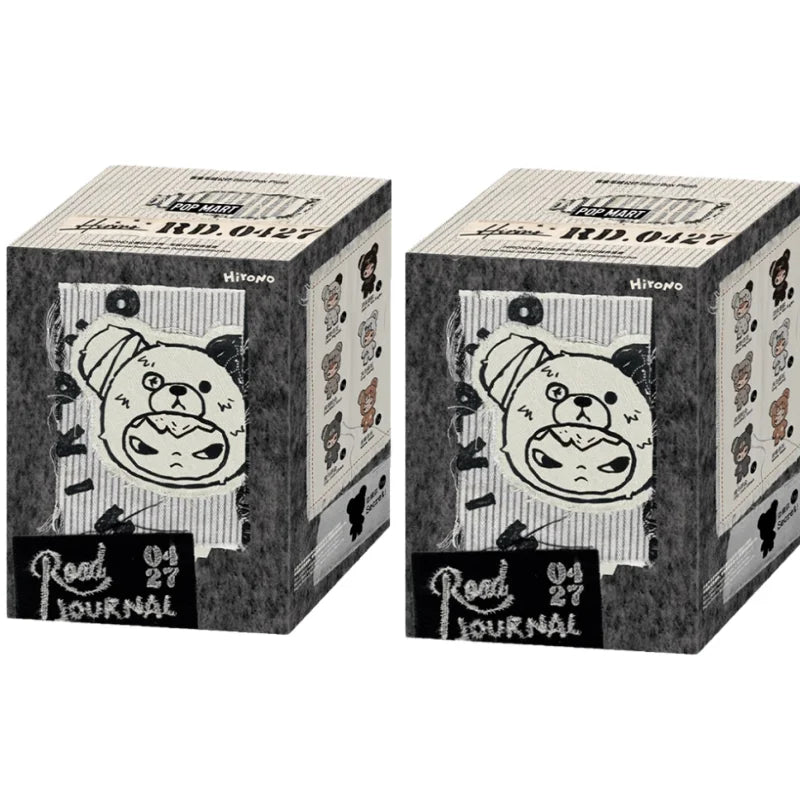 New POP MART Hirono Road Journal Series Blind Box Guess Bag Mystery Box Toy Doll Desktop Ornaments Collection Action Figure Gift