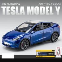 model Y blue box