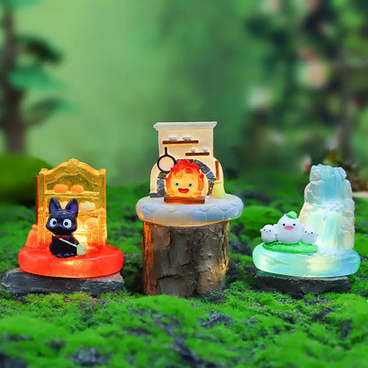 New Miyazaki Hayao Fairy Tale Third Play Blind Box Lamp Desktop Ornaments Birthday Surprise Handmade Holiday Gifts