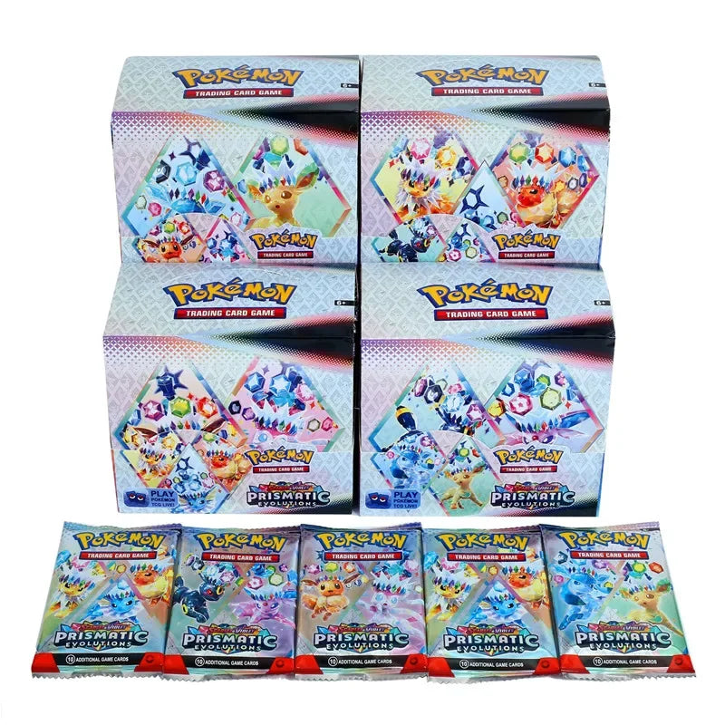 *Prismatic Evolutions 360Pcs Pokemon Card Journey Together Stellar Crown 151 Ultra Prism English Booster Battle Transaction *///